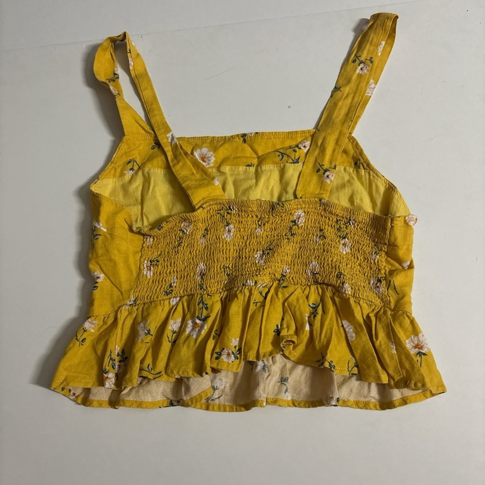 La Hearts Sunny Yellow Floral Top - Picture 4 of 5